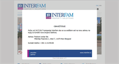 Desktop Screenshot of interfam.rs